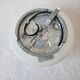 Speckled glass half-globe ceiling lamp