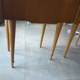 Vintage wooden bedside tables