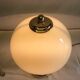 Modernist lamp vintage 70 Murano glass & brass