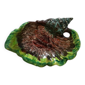 Large vintage shell dish Vallauris - 1970s