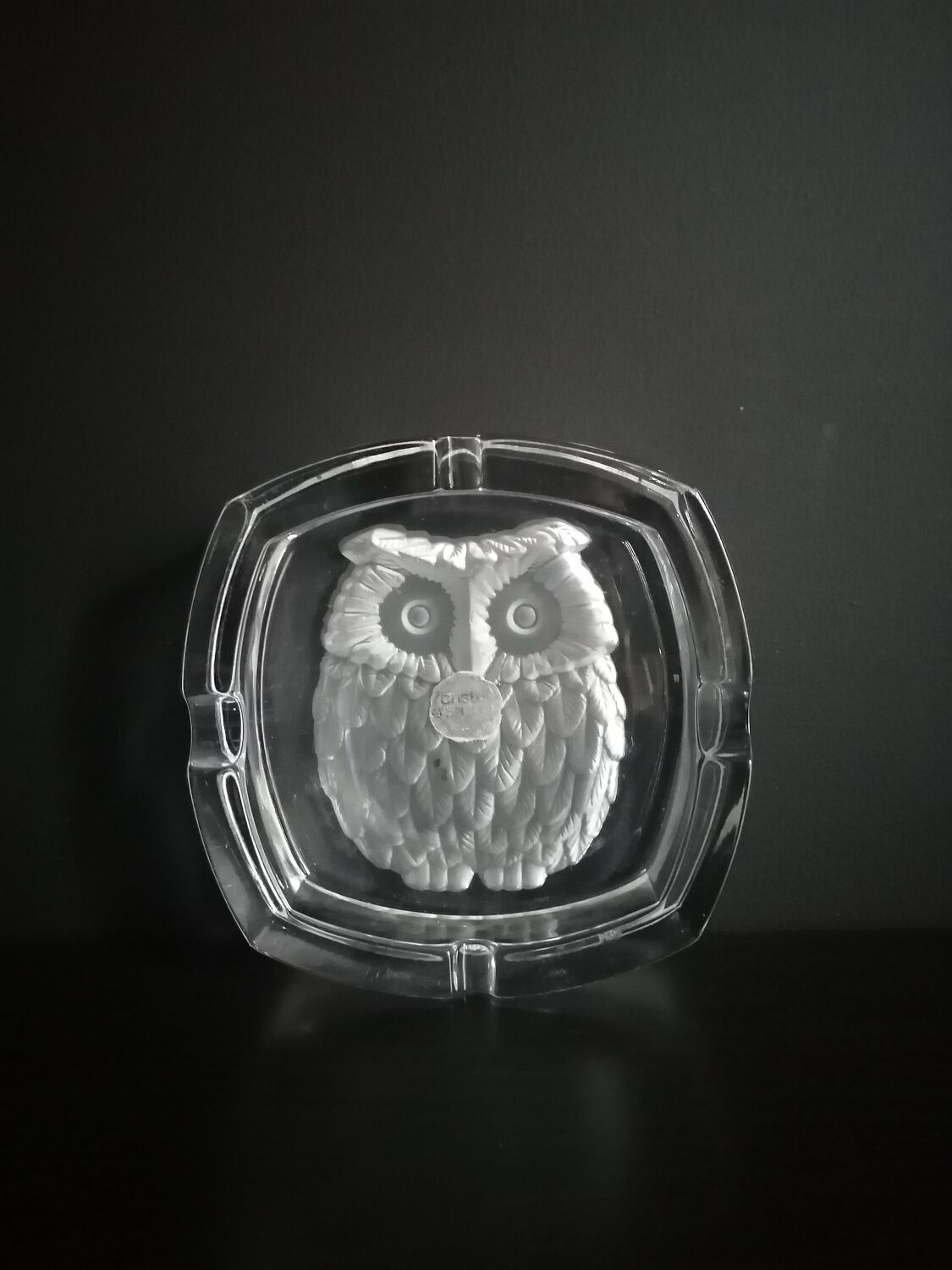 Crystal ashtray