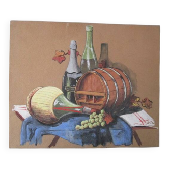 Old painting - still life