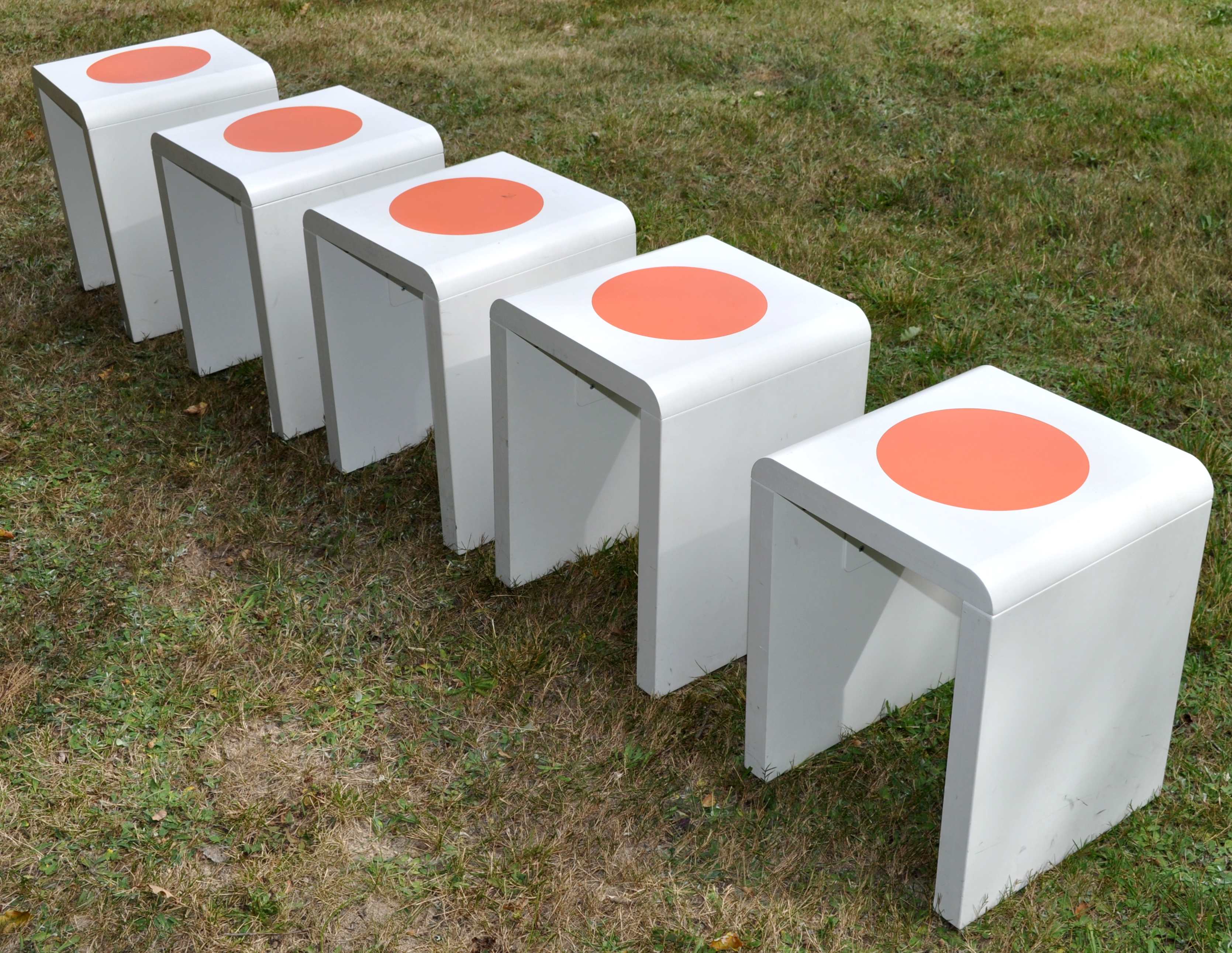 Set of 5 stools Shoemaker
