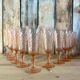 Rosaline champagne flutes