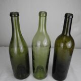 old wine bottles blown glass antique french wine bottles