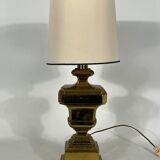 Vintage Large Italian Solid Brass table lamp from 50s