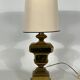 Vintage Large Italian Solid Brass table lamp from 50s