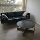 Sofa Oxford cuir bleu