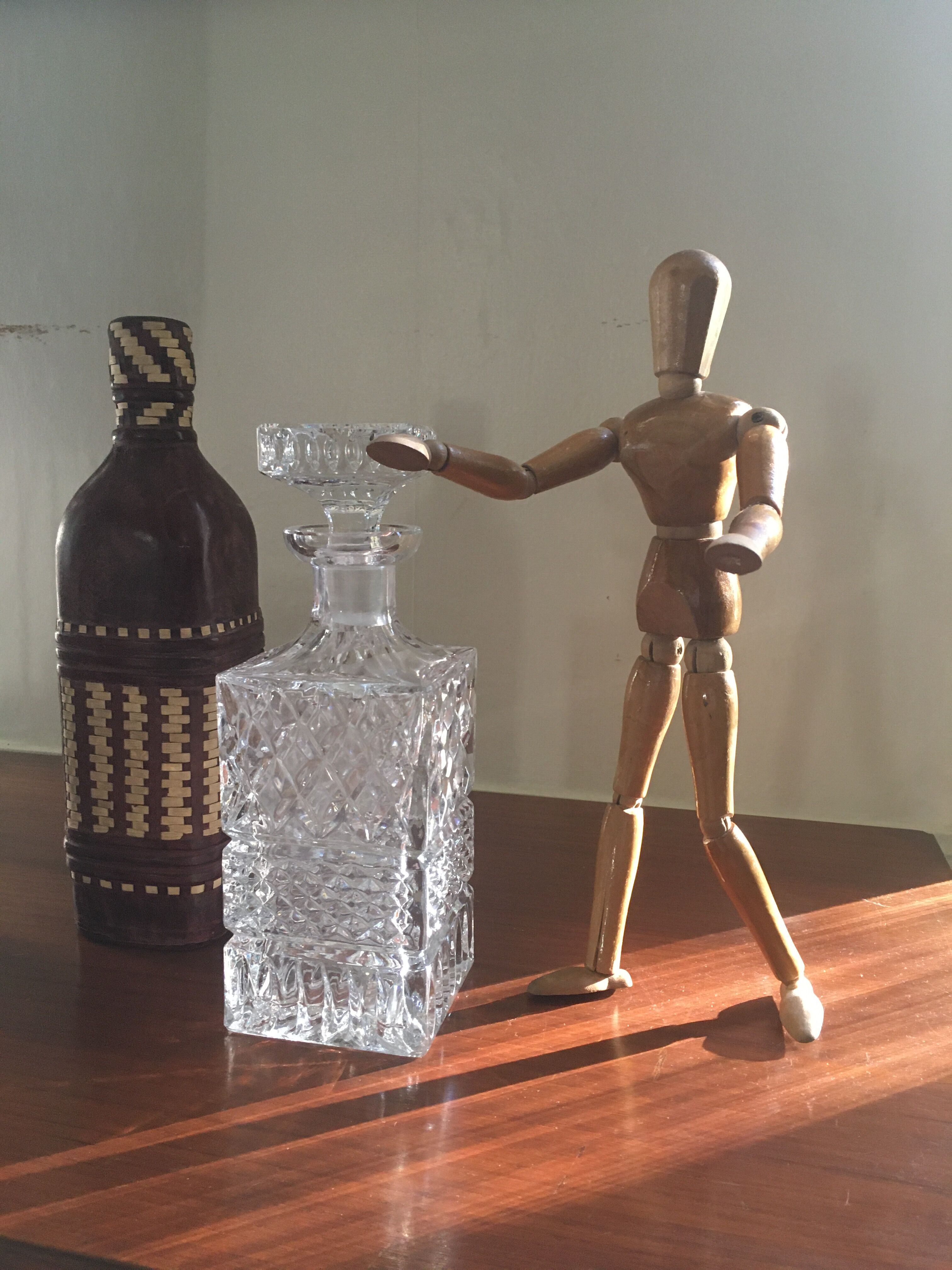 Crystal whisky carafe