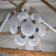 Space Age Chandelier Sputnik by Kamenicky Senov, 1970s