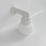 Antique art deco porcelain wall light