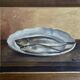 Modernist still life Fish on a plate, René Durey 1943