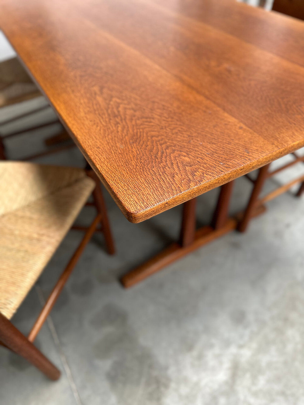 4 'J39' chairs and 'C18' shaker table, Børge Mogensen, FDB Møbler, Denmark