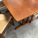 4 'J39' chairs and 'C18' shaker table, Børge Mogensen, FDB Møbler, Denmark