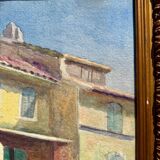 Old painting, Marine, signed Marie (1880-1977)