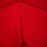 Ligne Roset “Yang” Sofa, in Red Kvadrat “Divina” Fabric, 4 sections