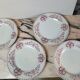 Assiettes plate Lunéville modèle Sébastopol Aux Lions de Faïence