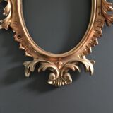 Golden baroque frame