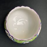 Sèvres, 20th century porcelain tripod planter with floral decoration