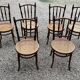 Lot de 6 chaises bistrot Josef Hofmann 1930