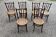 Lot de 6 chaises bistrot Josef Hofmann 1930