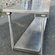 Professional double-top stainless steel table