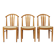 Set of 3 Vintage Swedish Chairs | Carl-Ewert Ekström | 1970s Beechwood