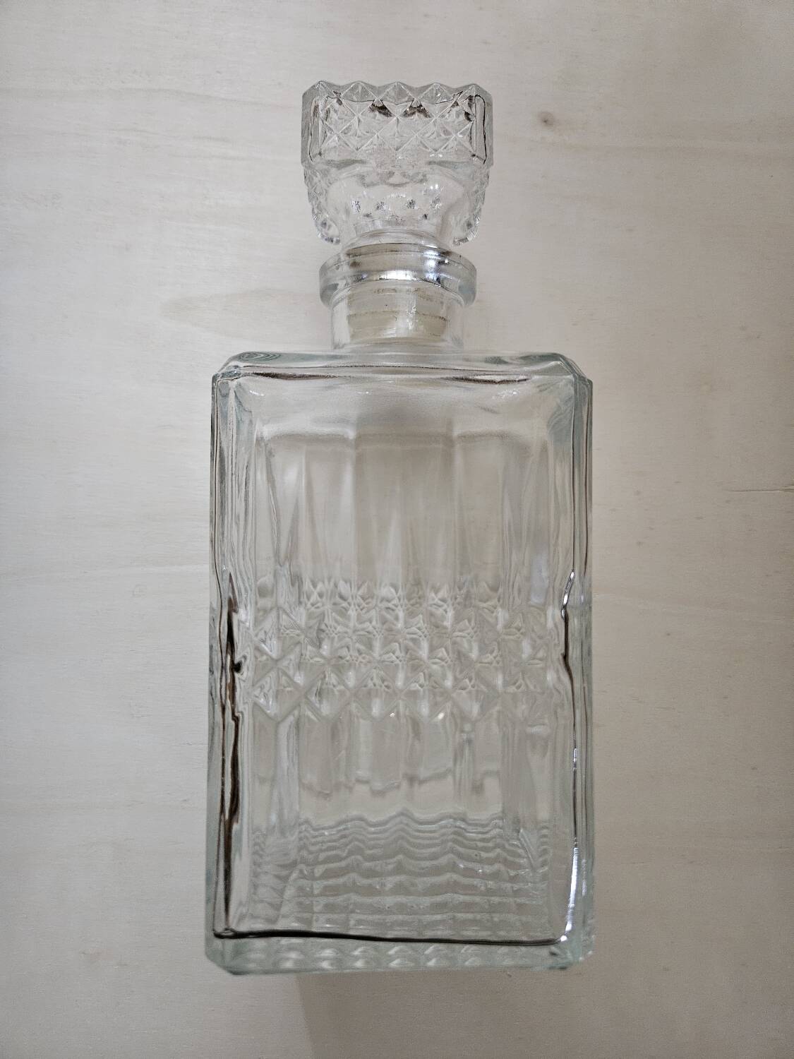 Crystal whiskey decanter