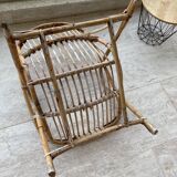 Vintage rattan armchairs