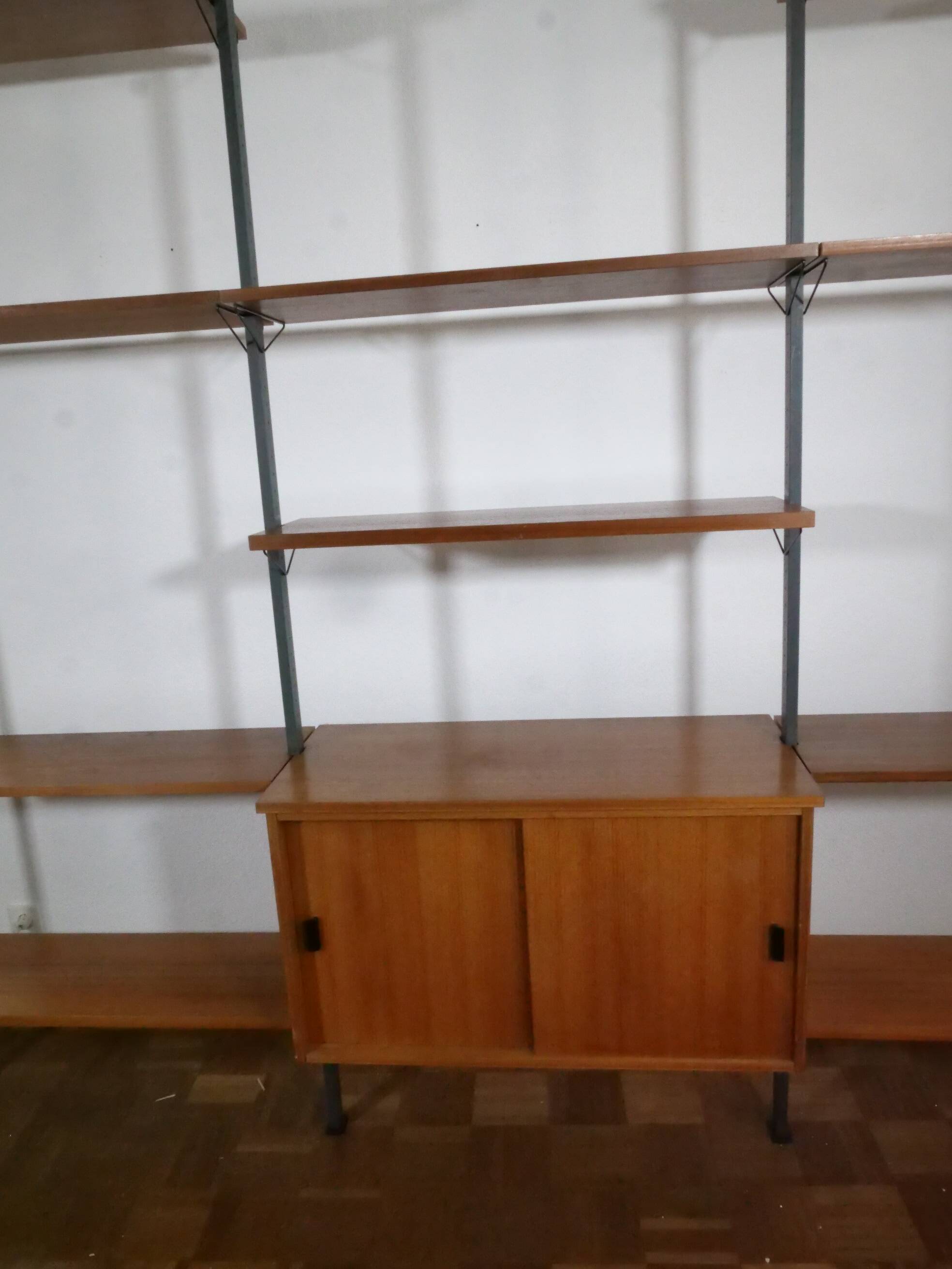 Mid-Century Teak Modular Shelf System by Olof Pira, Sweden, 1960s