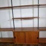 Mid-Century Teak Modular Shelf System by Olof Pira, Sweden, 1960s