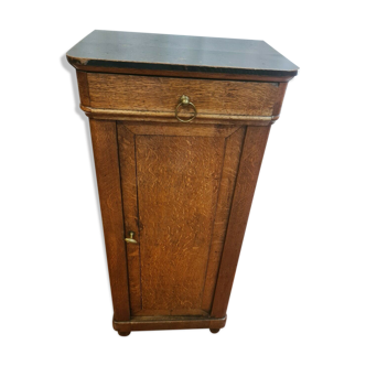 Louis philippe style bedside table in oak