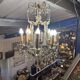 Crystal drop chandelier