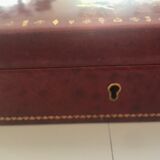 Vintage leather game box