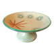 Vintage Lunéville compote dish with exotic fruit decoration from the 1960s.