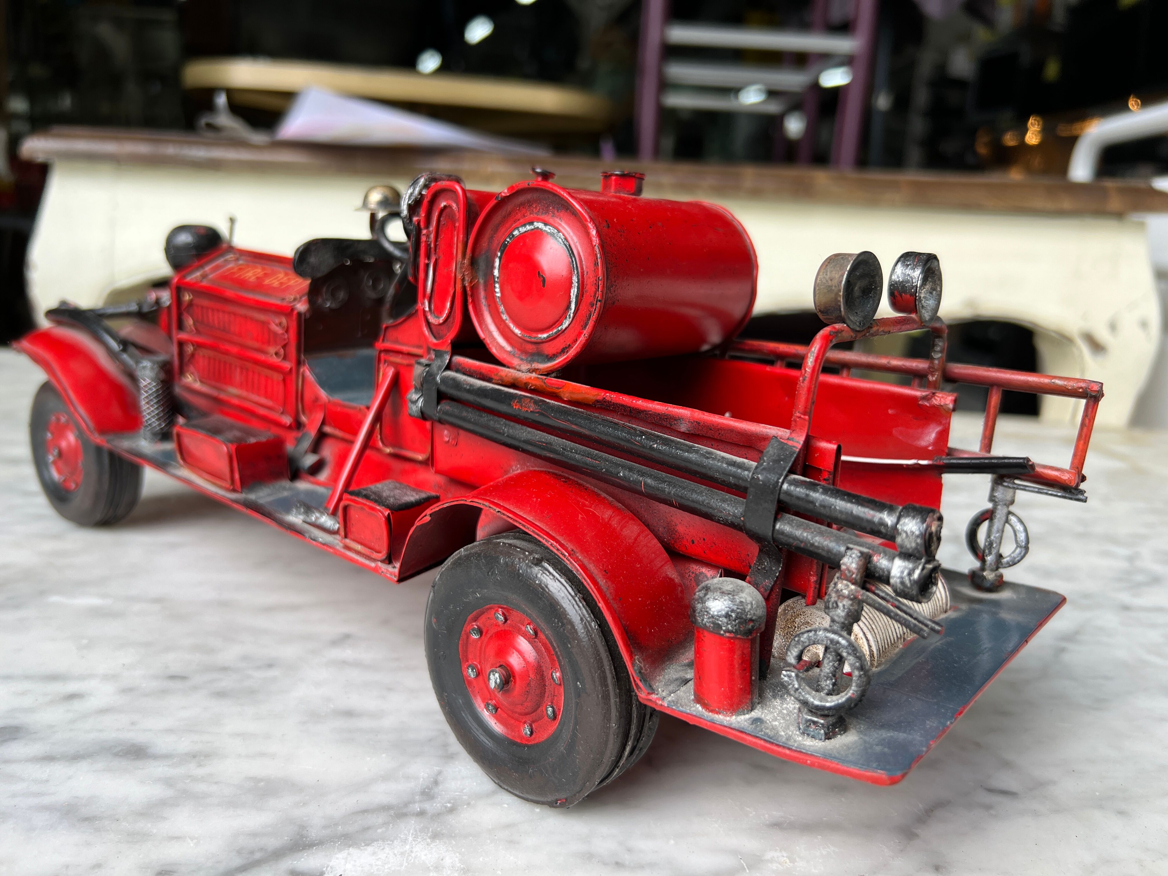 Vintage fire truck "So prairie" from 1926