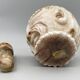 Pharmacy mortar and pestle in alabaster China man's face