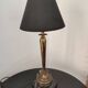 Lampe métal doré et marbre