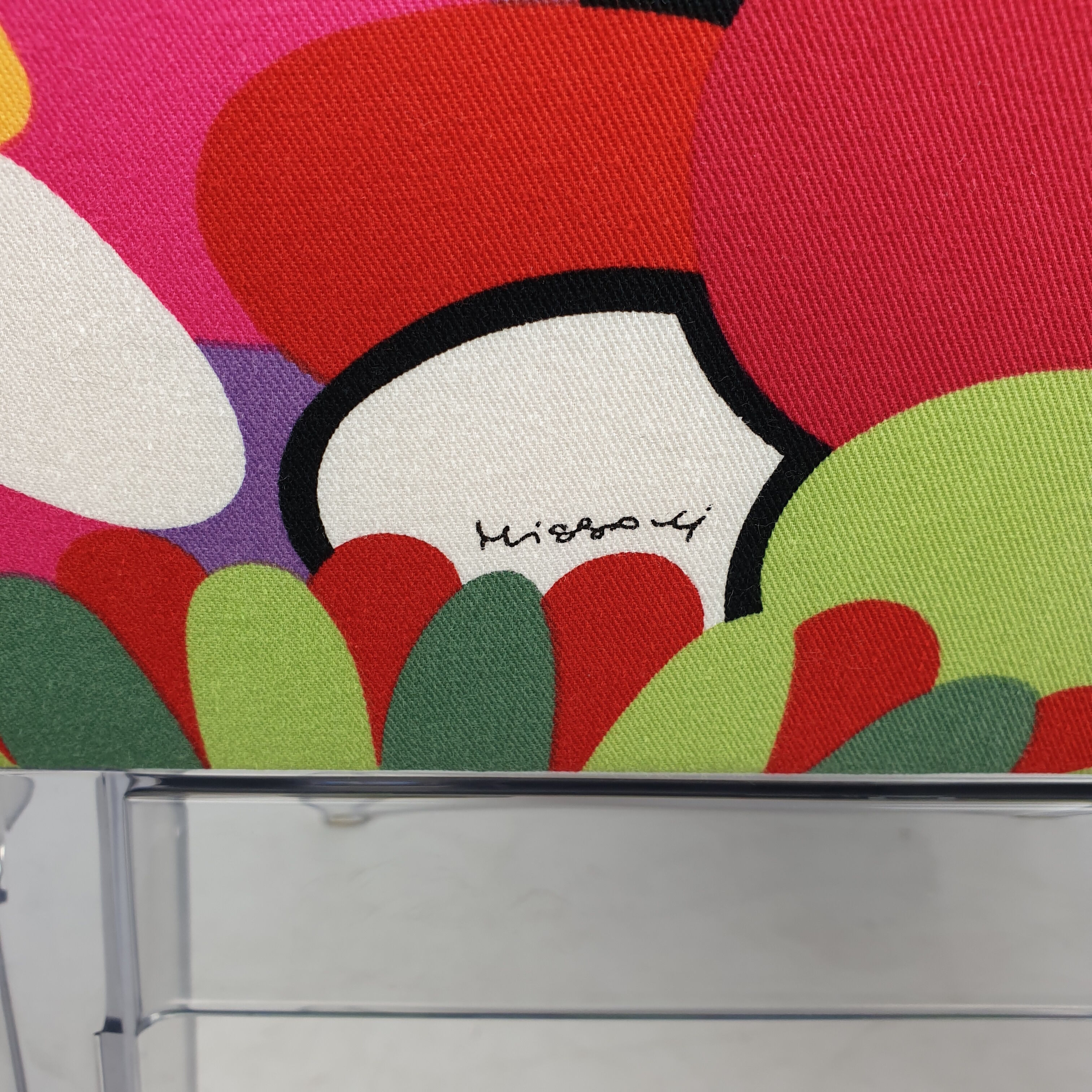 Kartell Mademoiselle Missoni chair by Philippe Starck for Kartell, 2000