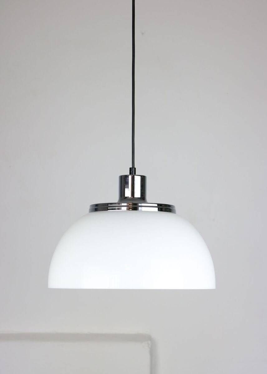 Set of 2 Vintage Faro lamps by Luigi Massoni from Guzzini & Meblo, 1960s