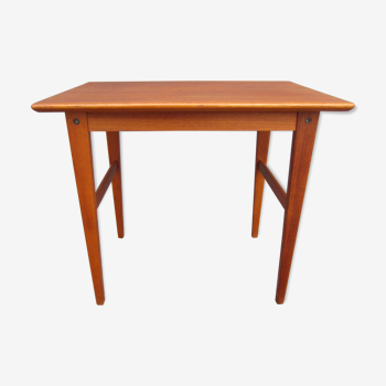 Table scandinave en teck modèle Rimbo par Anders Löfgren pour Tingströms Bra Bohag