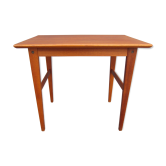 Table scandinave en teck modèle Rimbo par Anders Löfgren pour Tingströms Bra Bohag