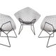 Set of 3, Diamond Chairs by Harry Bertoia for Knoll International