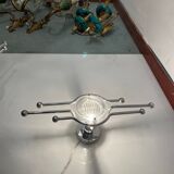 Steel Italian Sconces Sculptural Form Glass Lens 1970 Stilkronen