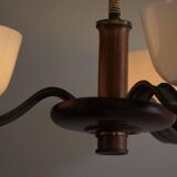 Paavo Tynell for Taito Oy, an Art Deco chandelier model '1255/3', Finland, 1930s.