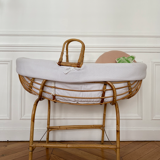 Vintage wicker crib