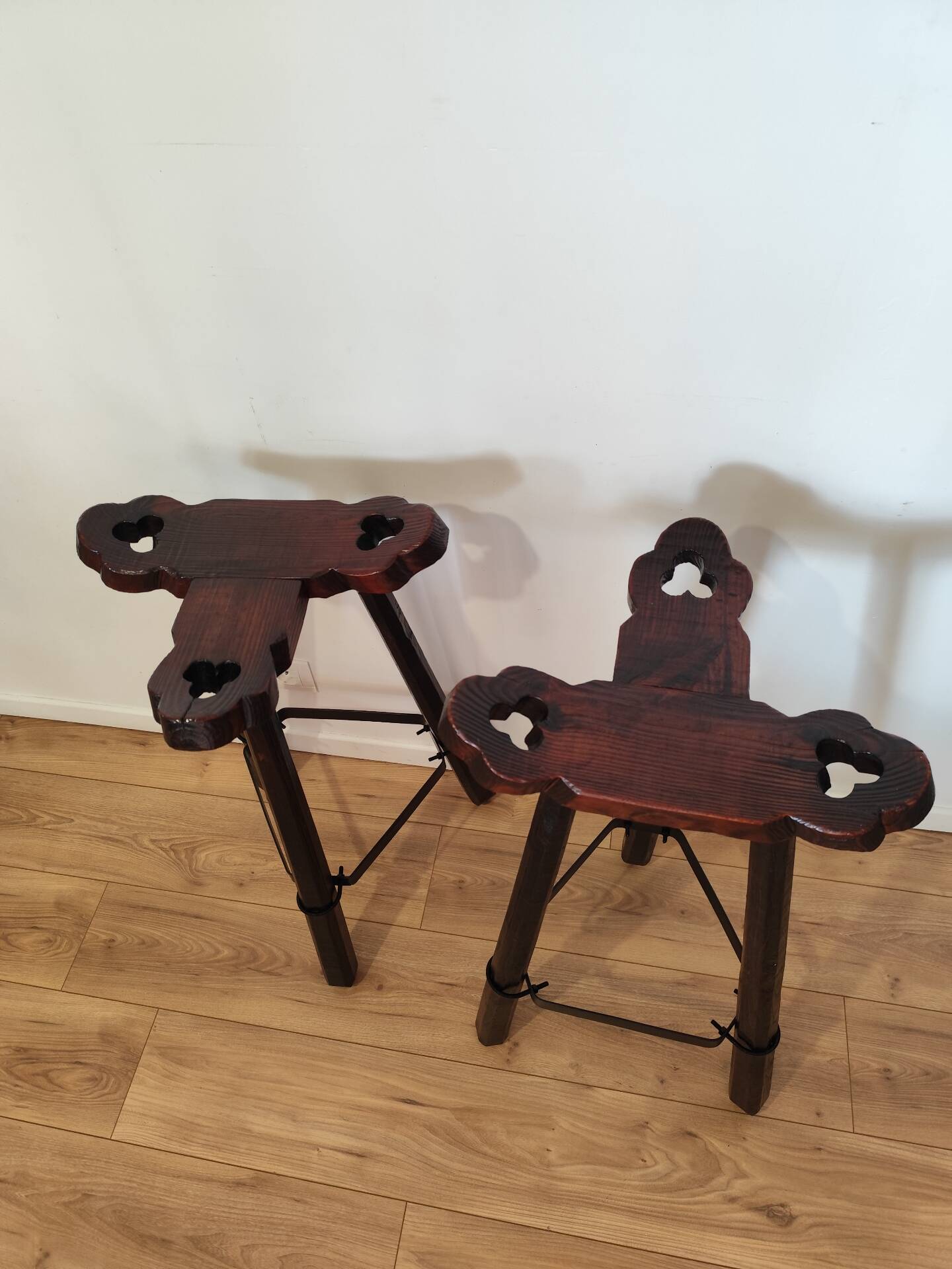 Vintage brutalist stools