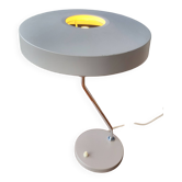 Lampe de bureau vintage Louis Kalff, modèle Romeo, années 1960, gris, Pays-Bas