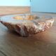Alabaster ashtray caramel from Italy