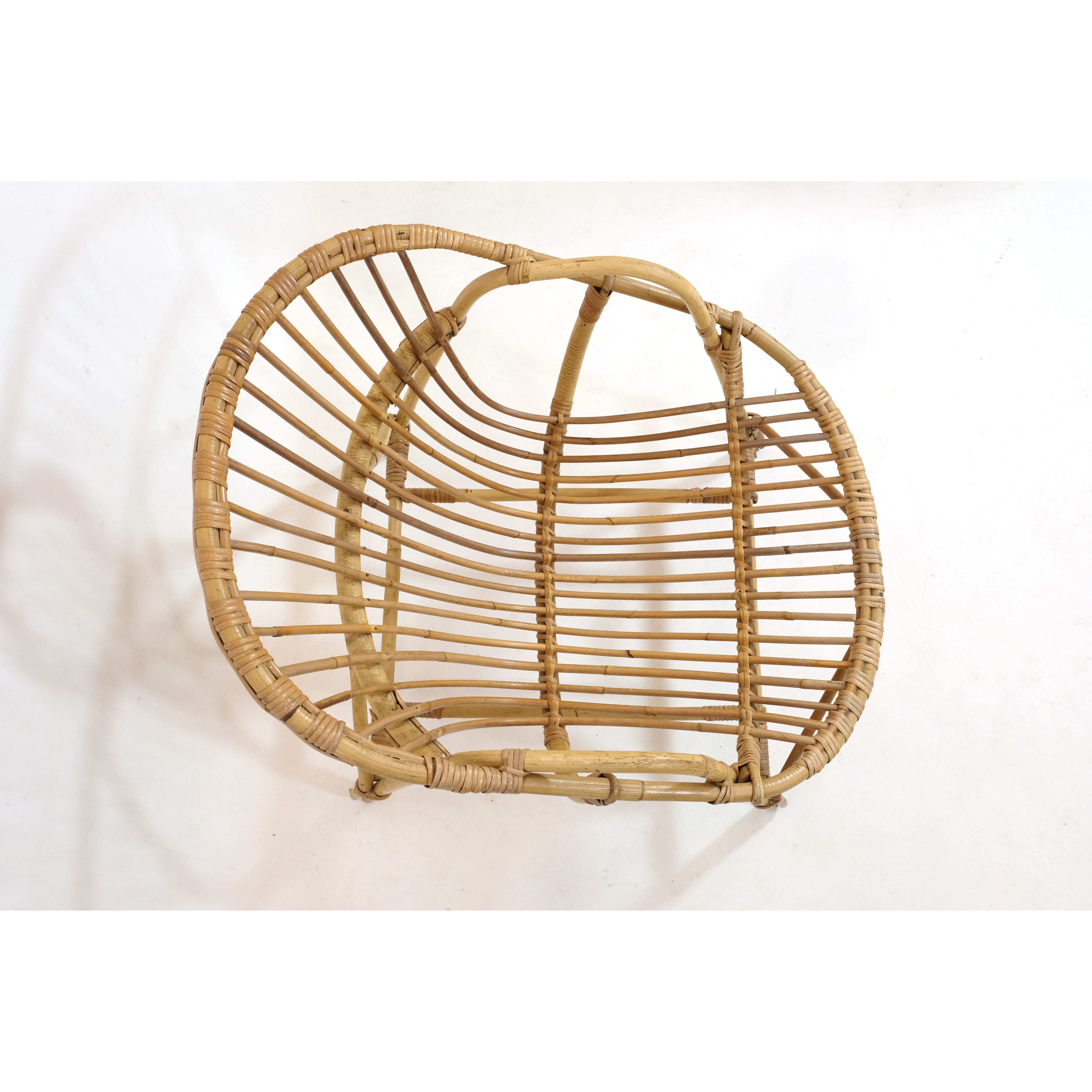 Armchair basket of the 60s-70s